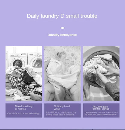 Portable Foldable Washing Machine Mini Laundry Washer with Spin Dryer
